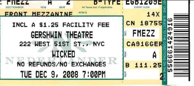 Broadway New York 2008
