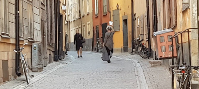 Dancing in the streets of Stockholm Old Town video