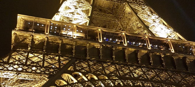 Eiffel Tower New Years Eve lighting video