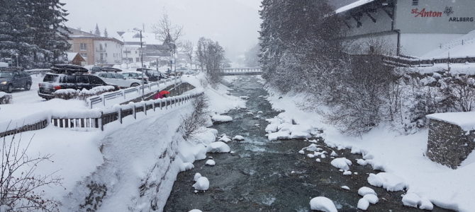 Snowing in St Anton video